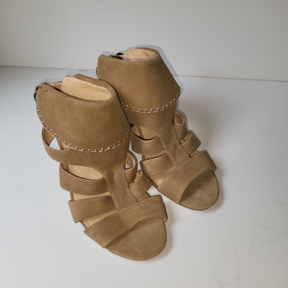 Nine West Shoes - NEW Nine West Beige Strappy Sandals
